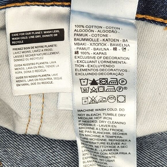 Levi's 505 Jeans Mens Size 36x30 Straight Leg Faded Distressed Everyday Normcore - Picture 7 of 9